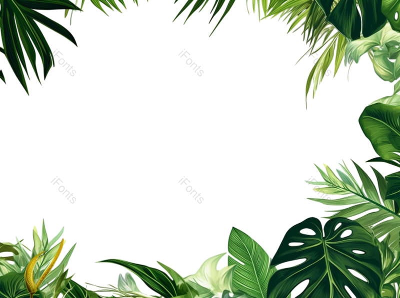 叶子图片,文艺元素,绿叶PNG,简约免抠素材